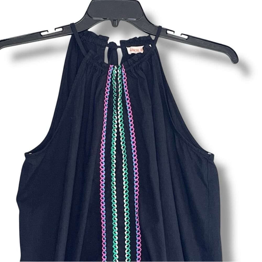 Knox Rose embroidered summer halter top NEW - Picture 4 of 7